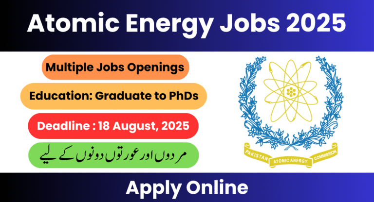 Administrative and Technical Jobs in Atomic Energy 2025